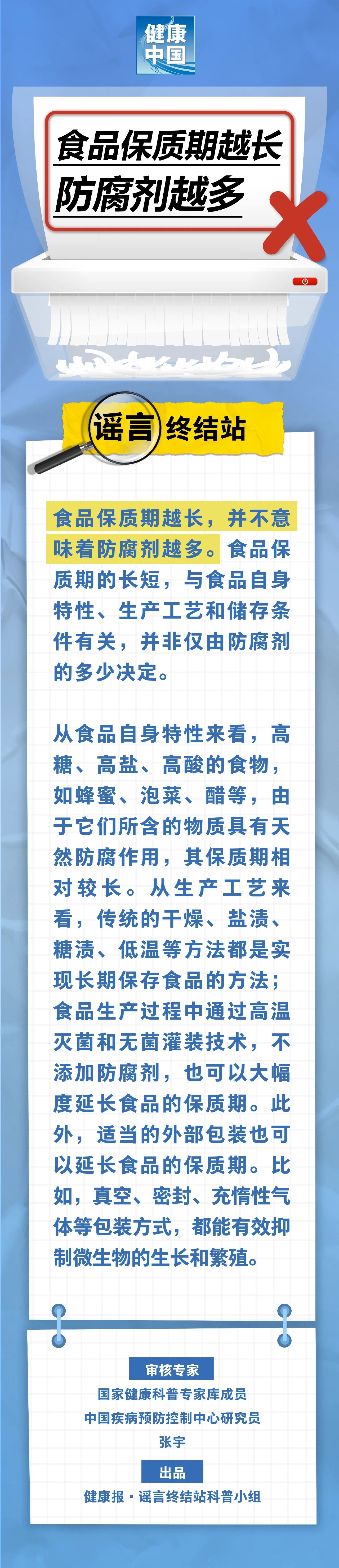 食品保质期越长,防腐剂越多……是真是假?