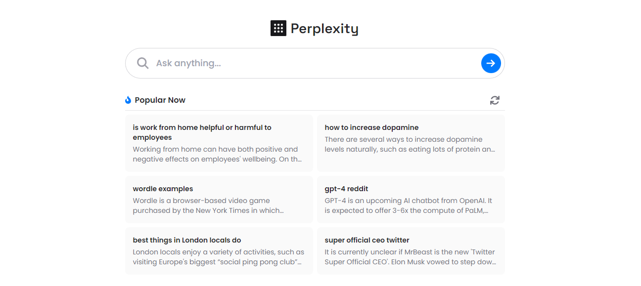 Perplexity AI搜索引擎 Perplexity AI搜索引擎